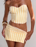 HAVANA CORSET YELLOW STRIPE