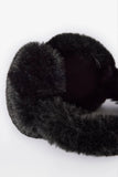 Faux Fur Earmuffs in Black