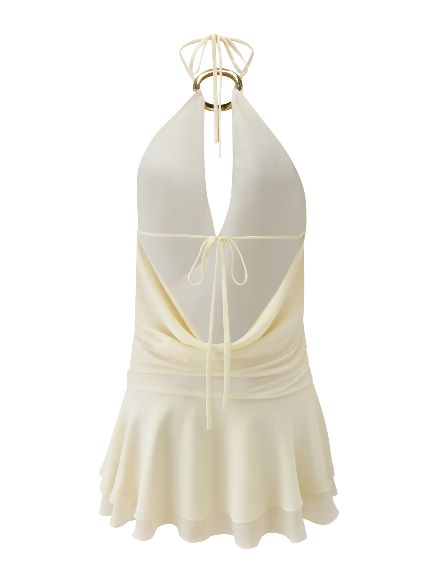 INDIGO MINI DRESS 20 IVORY