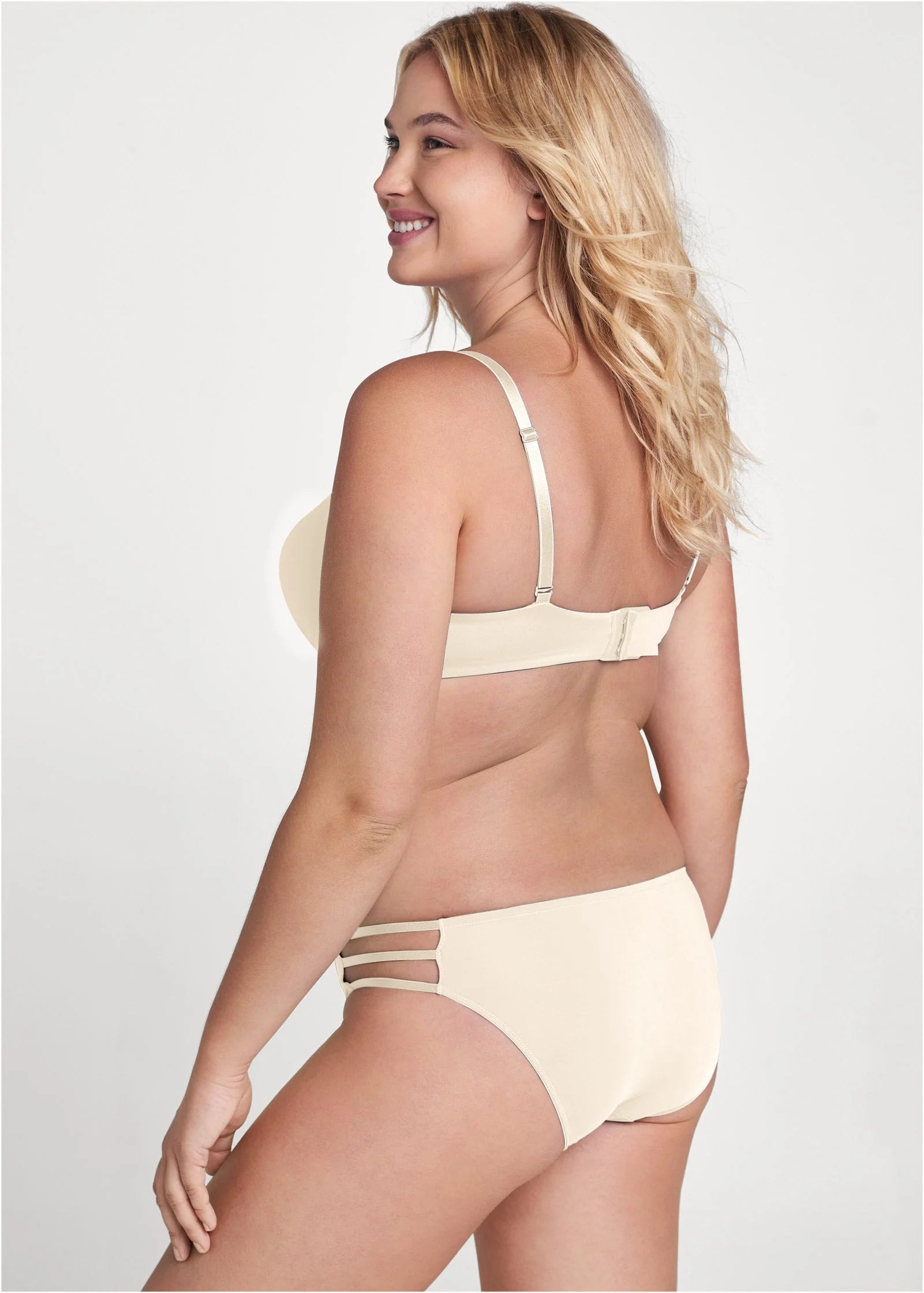 Pearl By VENUSÂ Strappy Plunge Bra Whisper