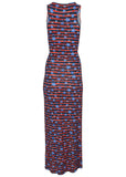 Tank Maxi Dress Dark Gettysburg Gouache