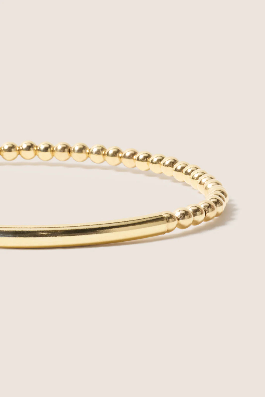 Bliss Bar Smooth Gold 3mm Bracelet