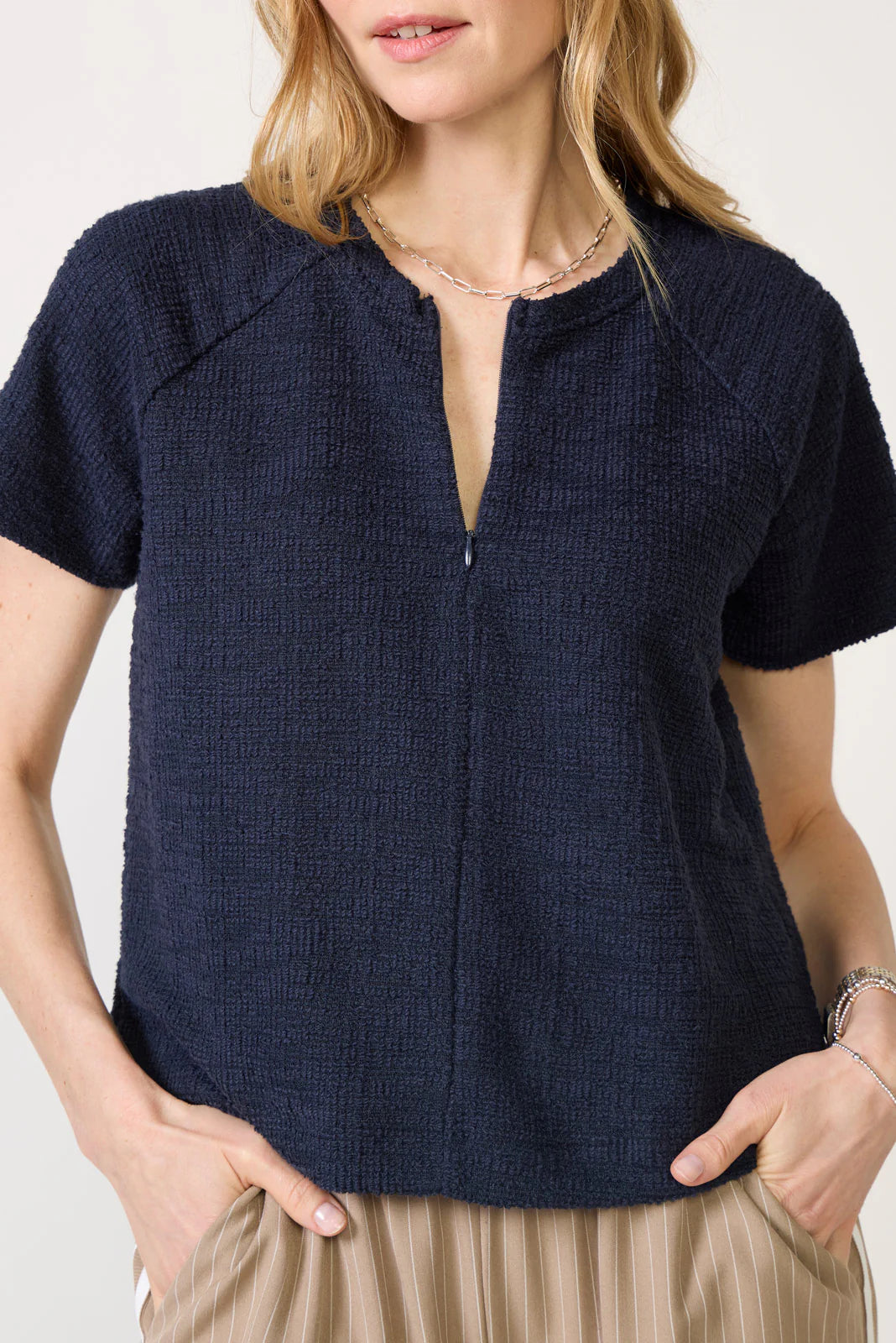 Scottie Zip Up Top