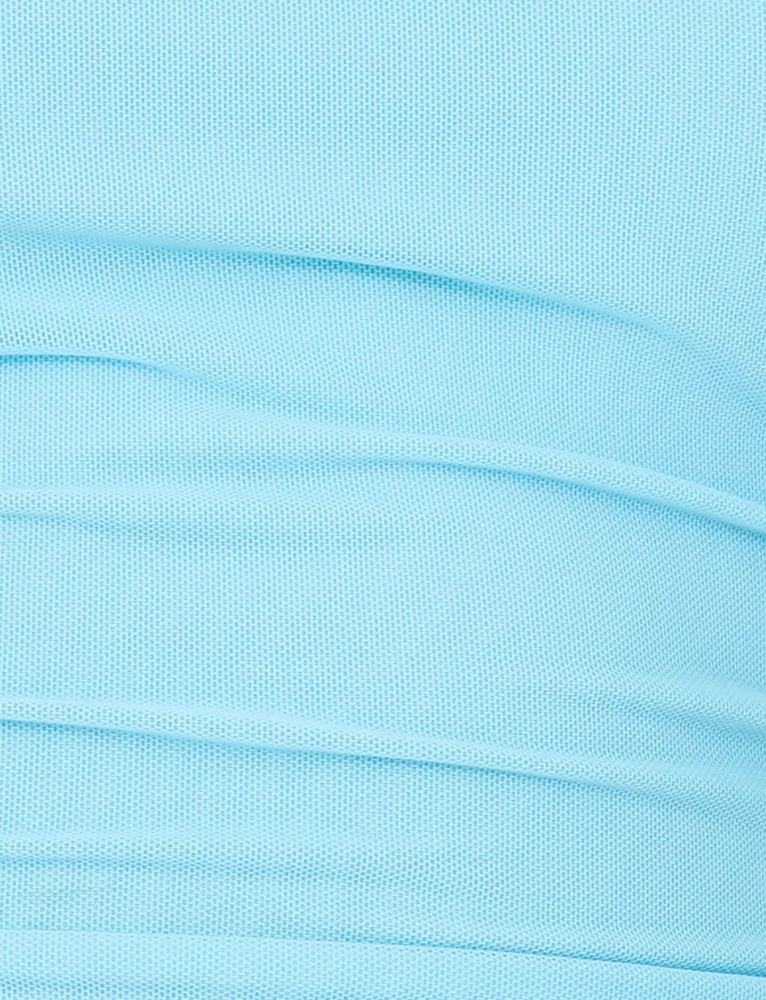 HARRIETT TUBE TOP BLUE ICE BLUE BRIGHT BLUE