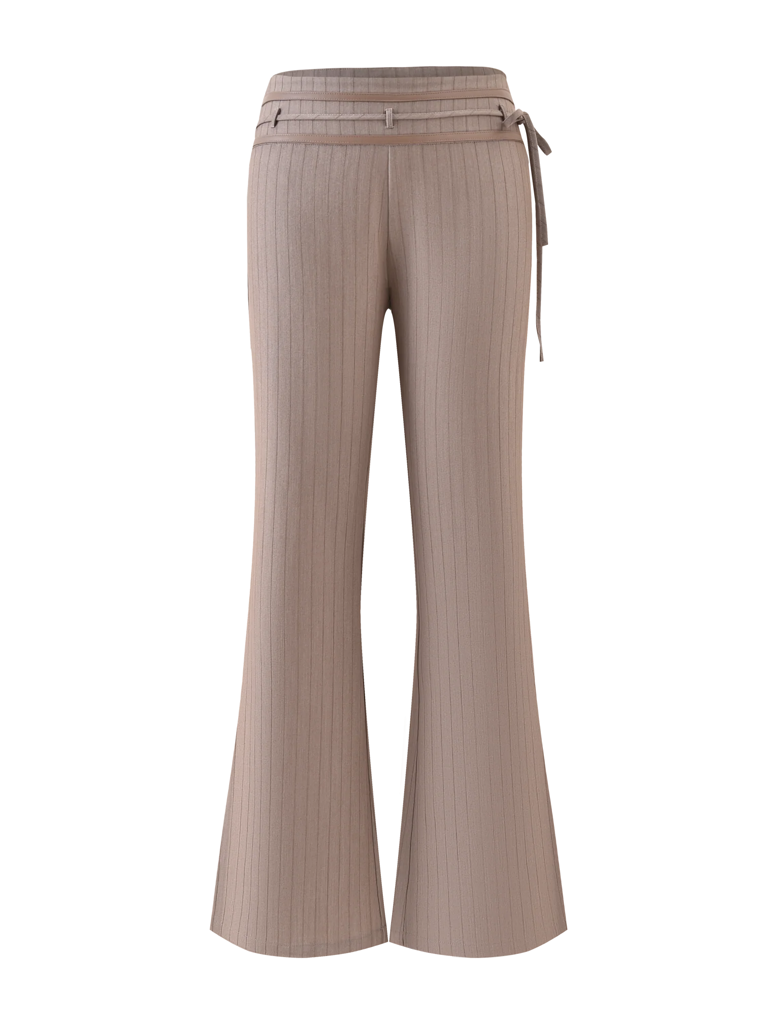 FEDRA PANT TAN PINSTRIPE