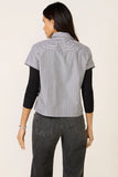 Boxy Crop Short Sleeve Shirt
