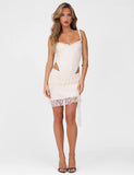 DEJA BODYSUIT BEIGE CHAMPAGNE CHAMPAGNE LACE