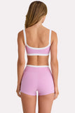 Soft Active Sports Bra in Sweet Pink