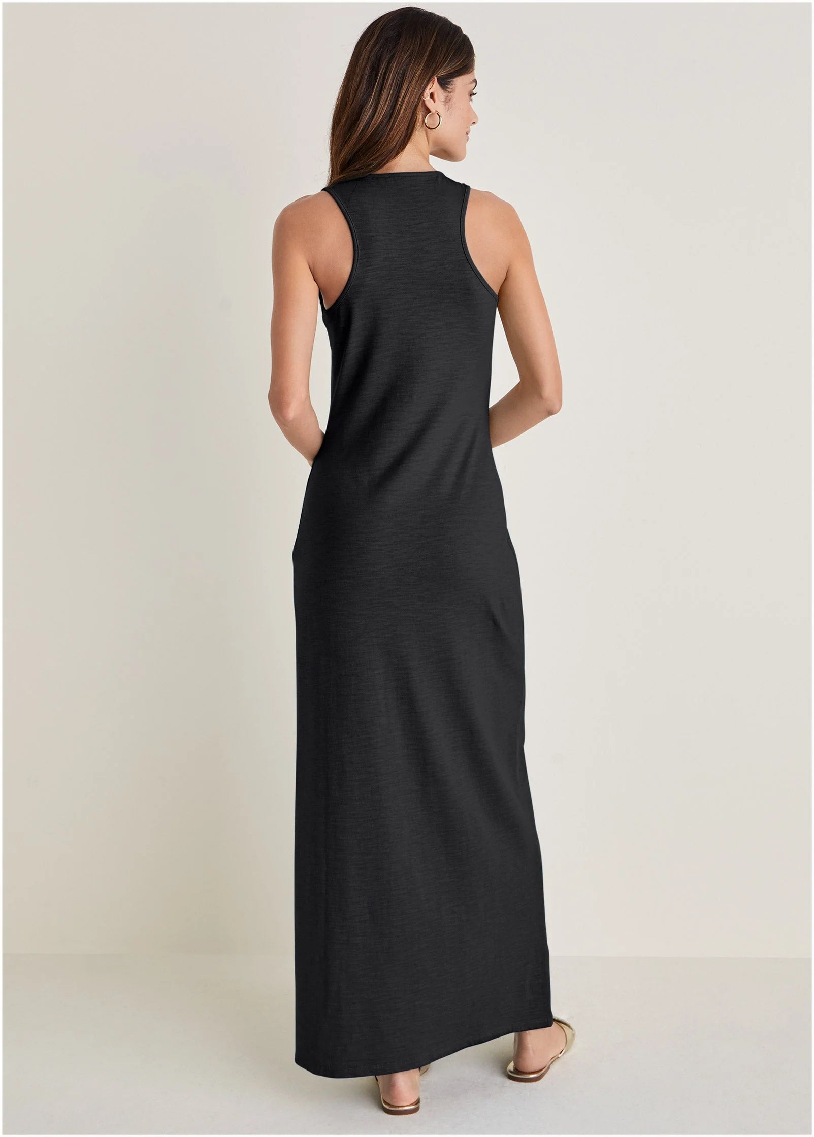 Tank Maxi Dress Jet Black