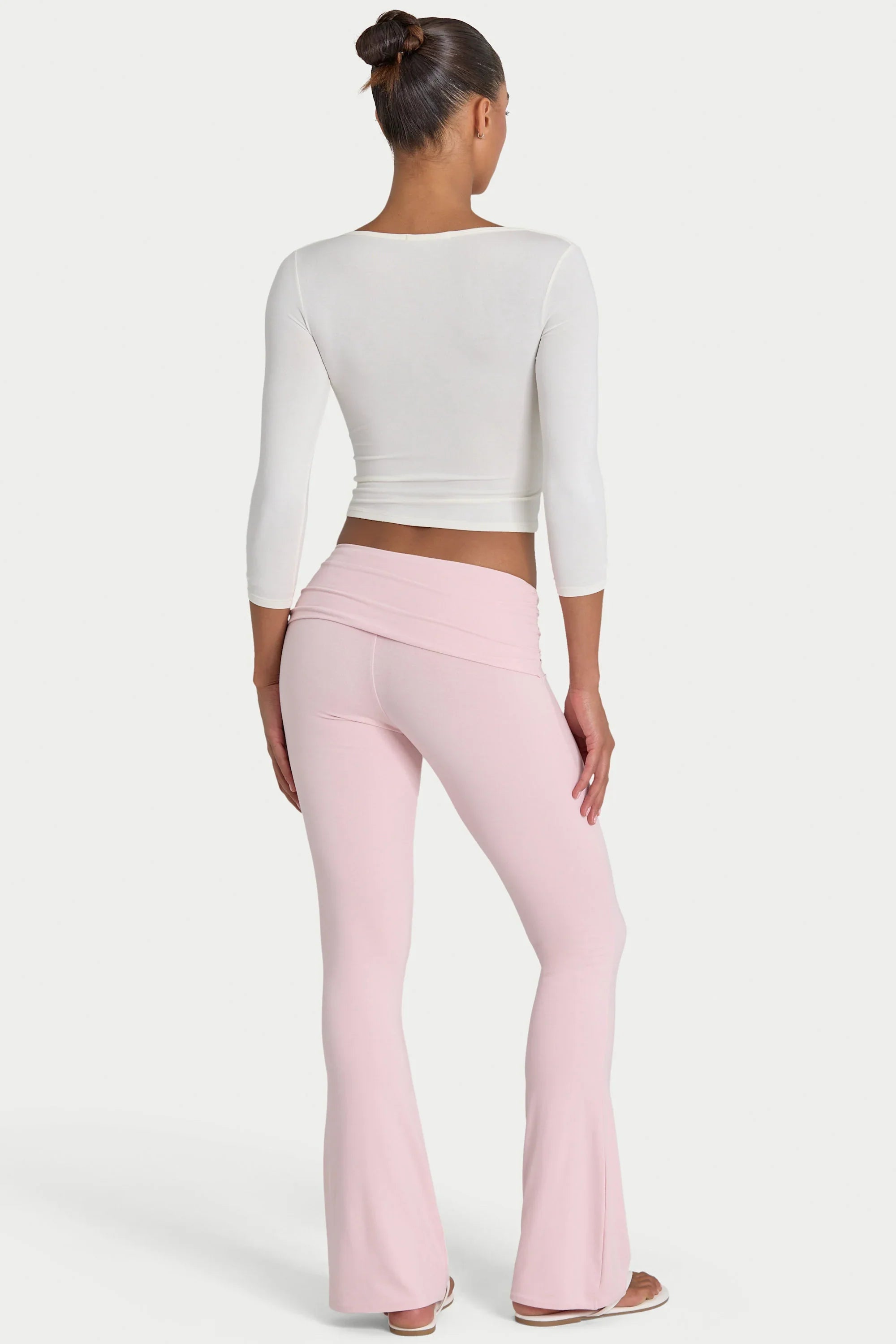 ButterCloud Flared Leggings in Blush
