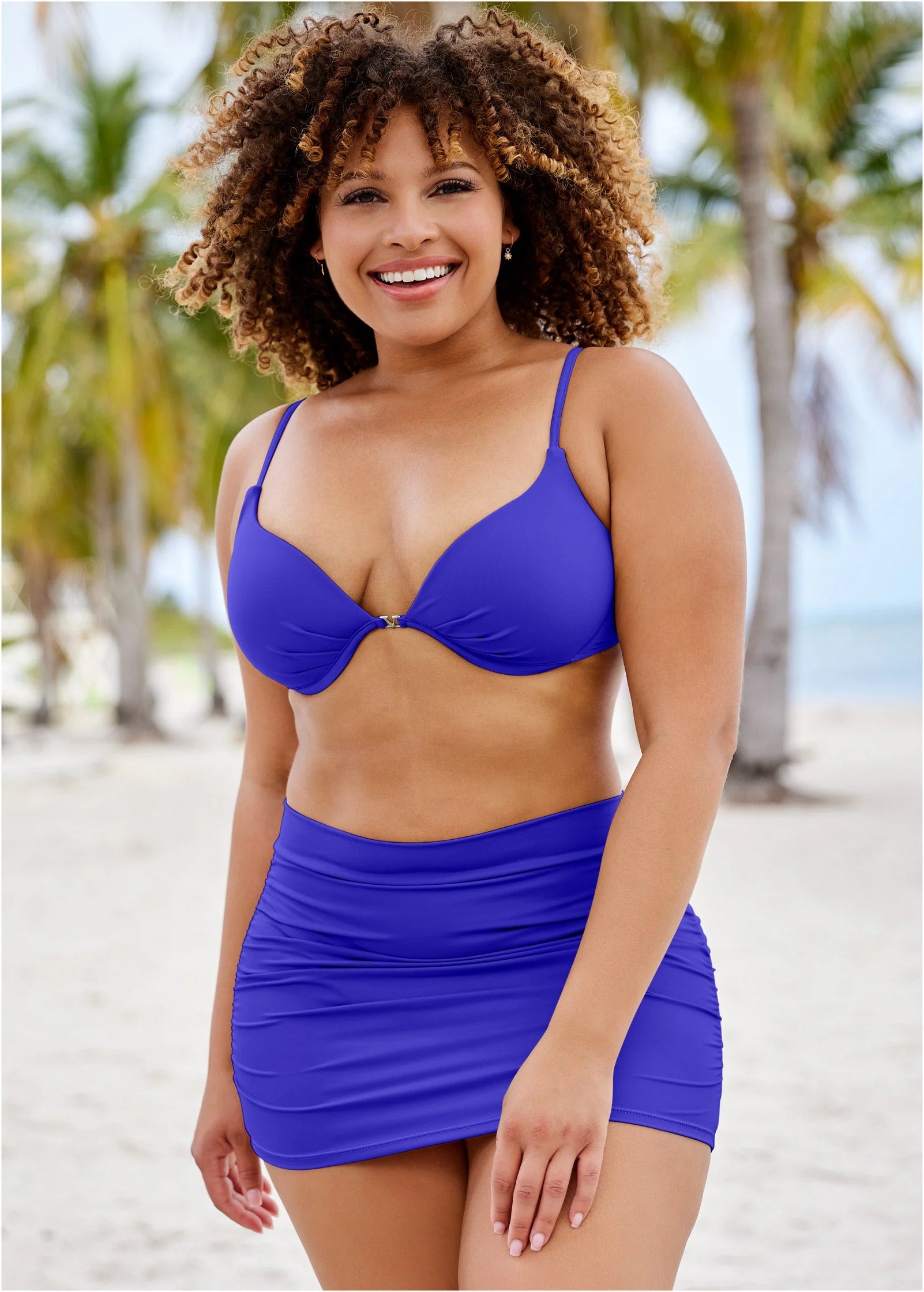 Sensational Swim Skirt Cobalt Blue