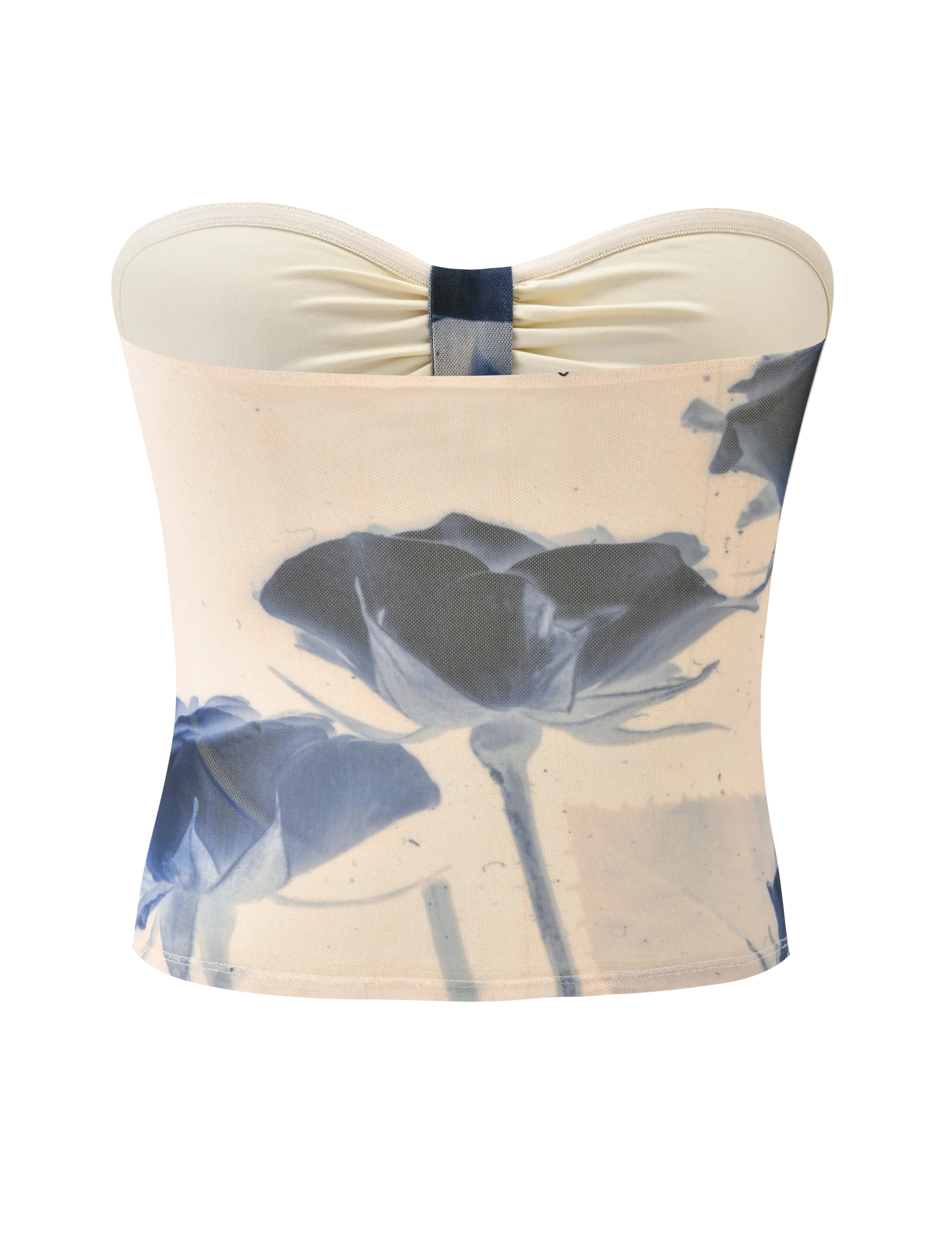 JANIS TOP INDIGO FLORAL