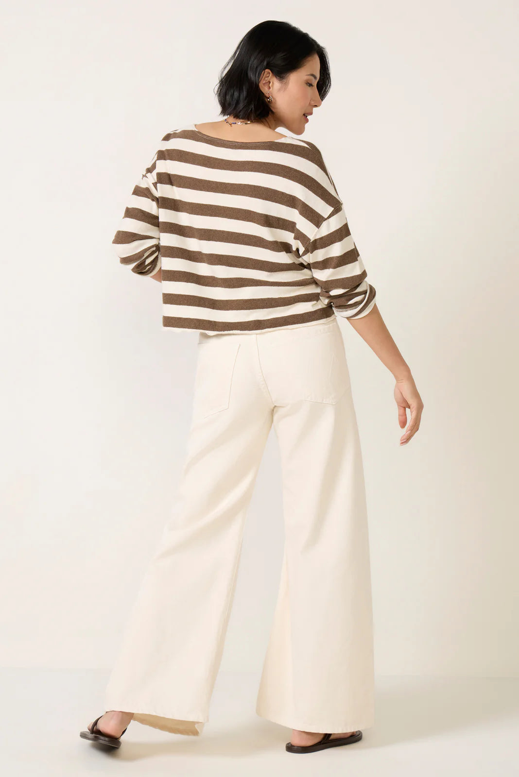 Petite Lil Lemon Twist Sneak Wide Leg Jean