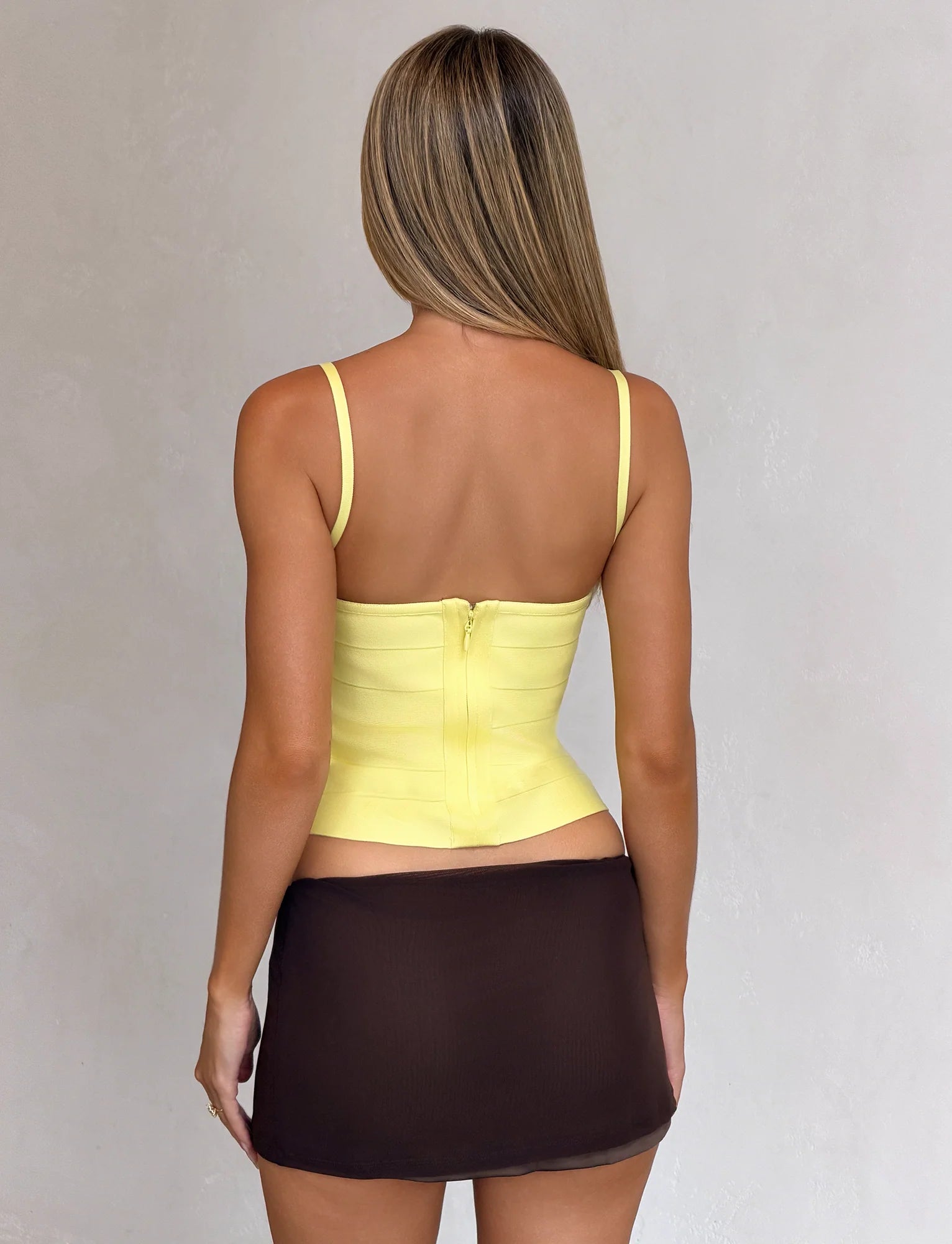 MIDORI BANDAGE TOP YELLOW