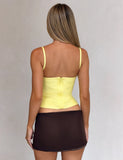 MIDORI BANDAGE TOP YELLOW