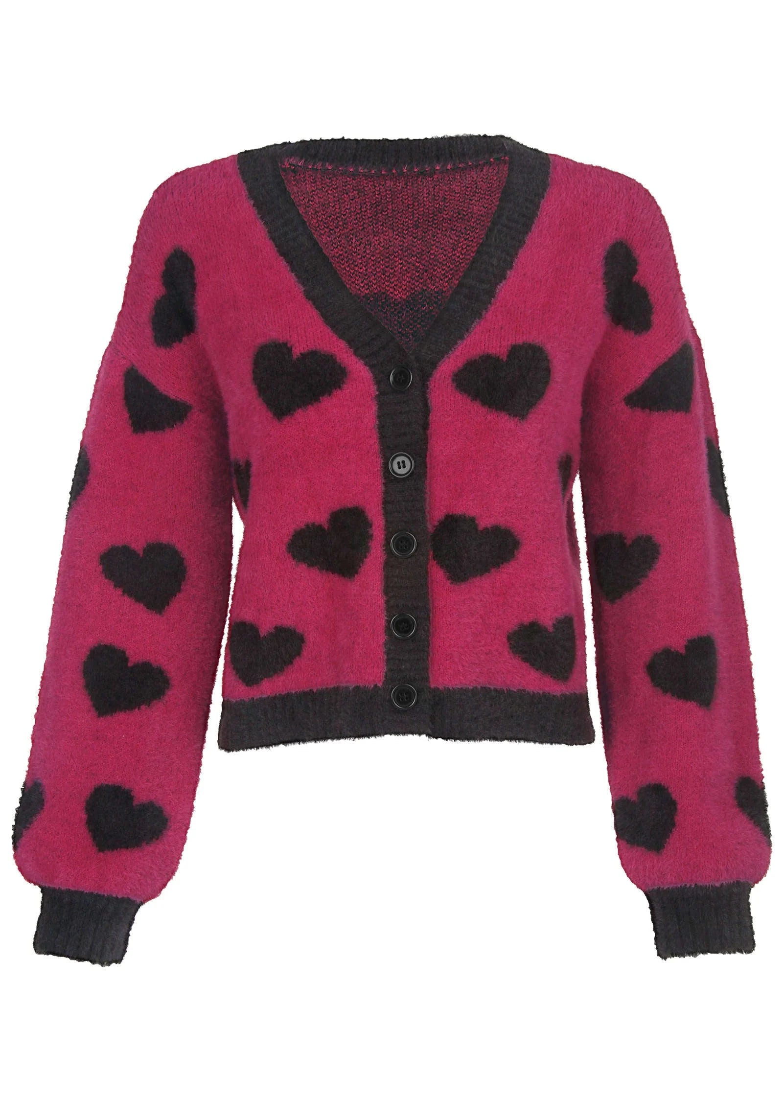 Heart Graphic Sweater Vivacious