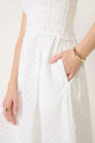 Kyleah Geo Eyelet Dress