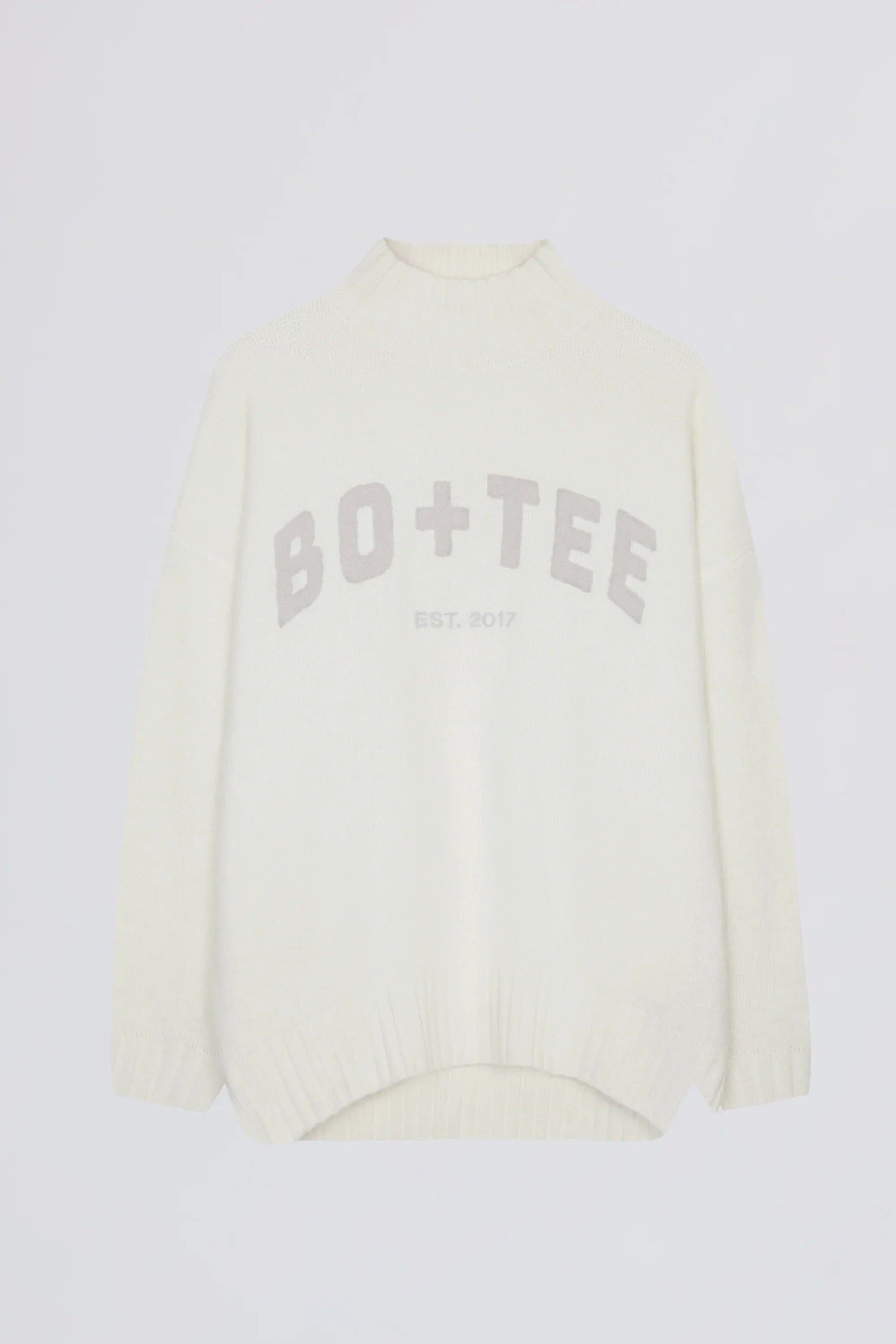Soft Knit Oversized Jumper in Coconut