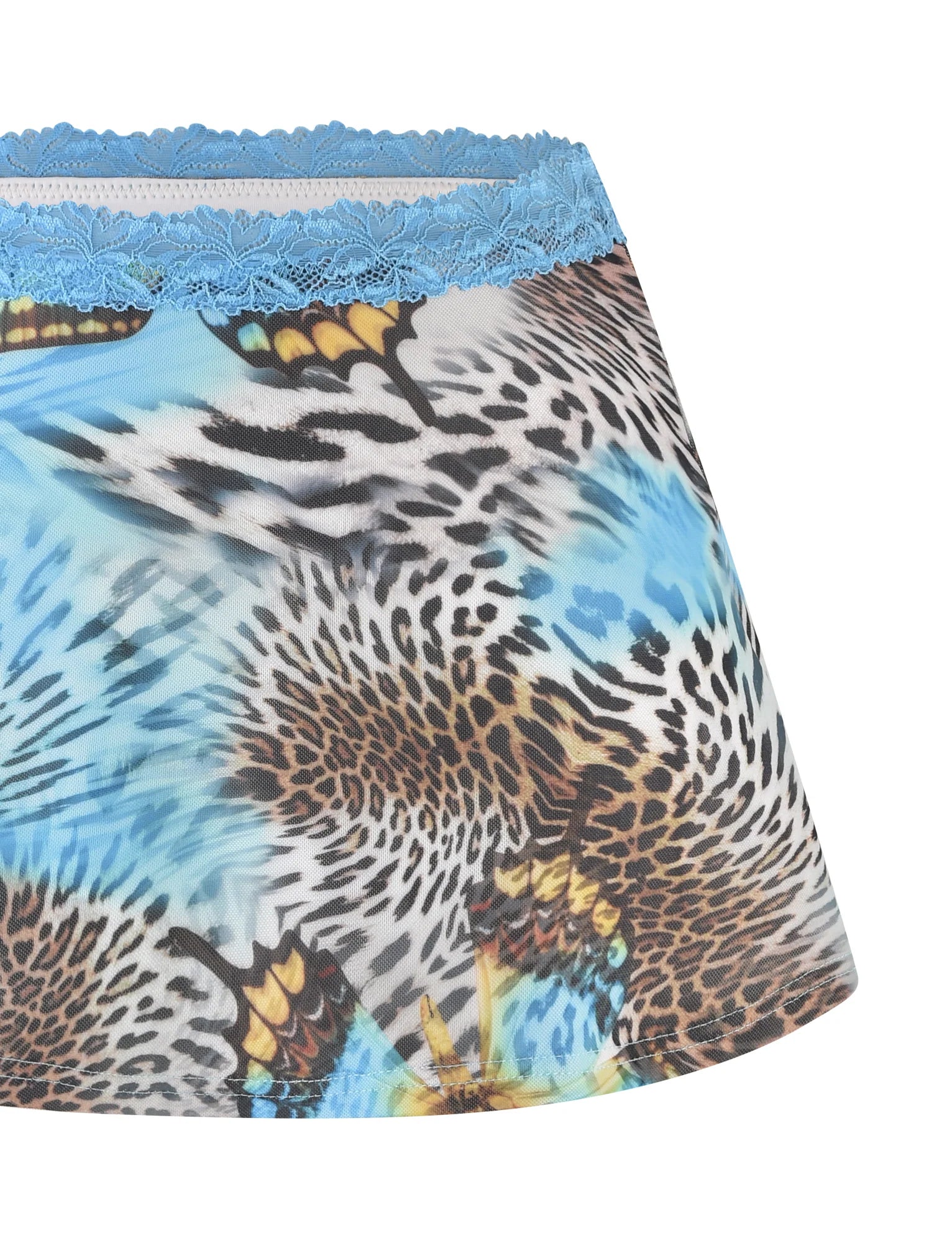 FINLEA MINI SKIRT MULTI ANIMAL BUTTERFLY ANIMAL