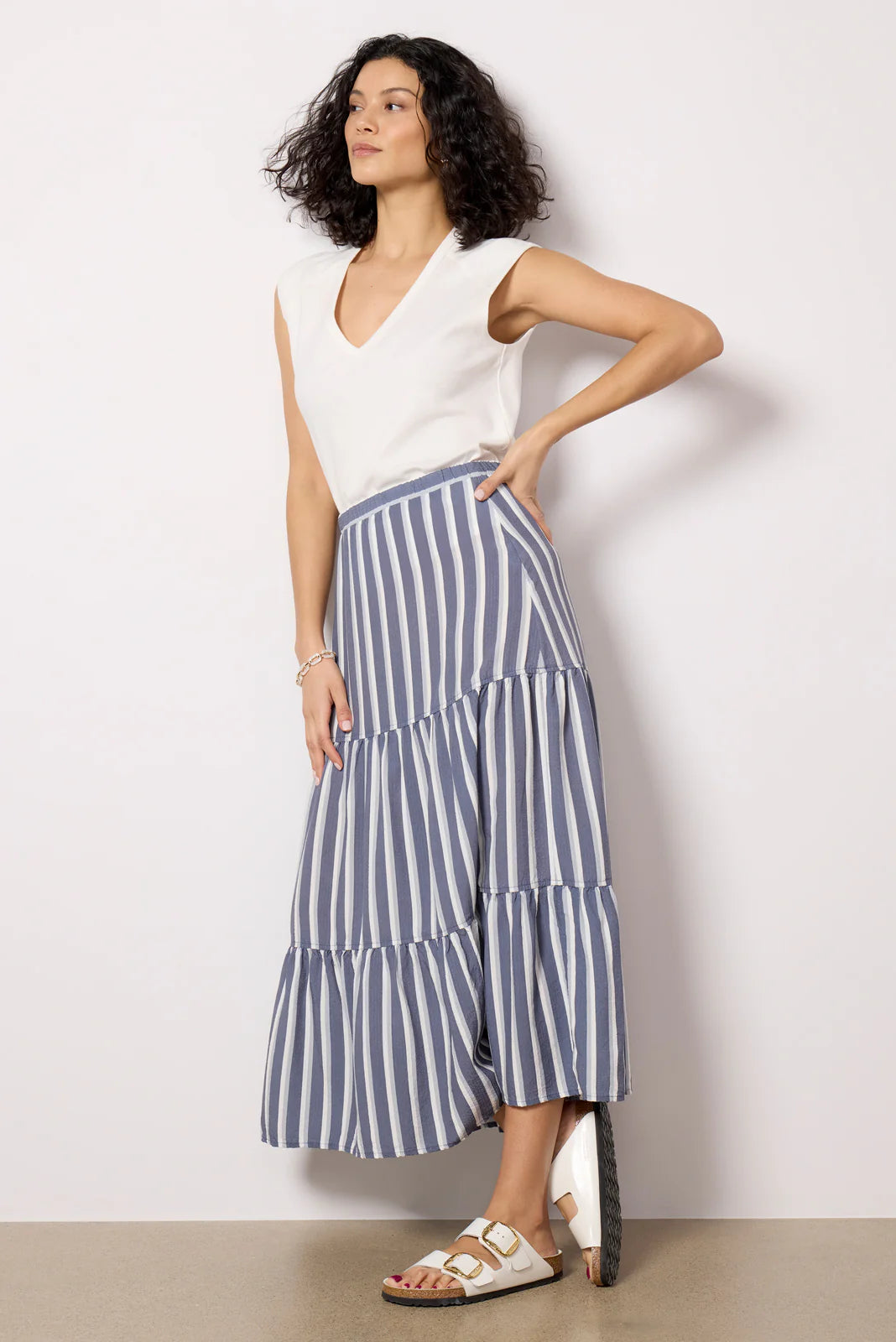 Cali Stripe Skirt