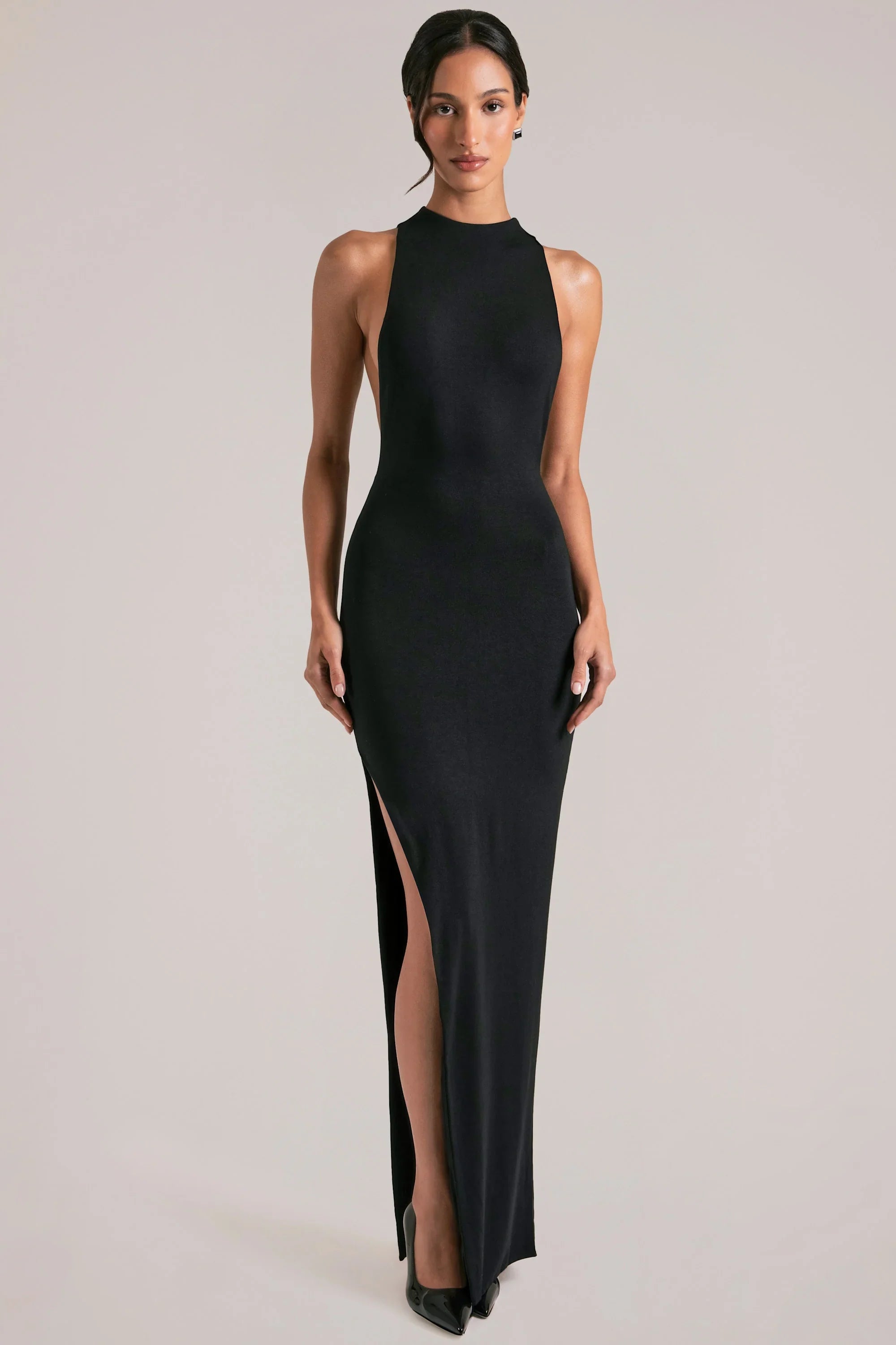 Sleeveless Maxi Dress in Black