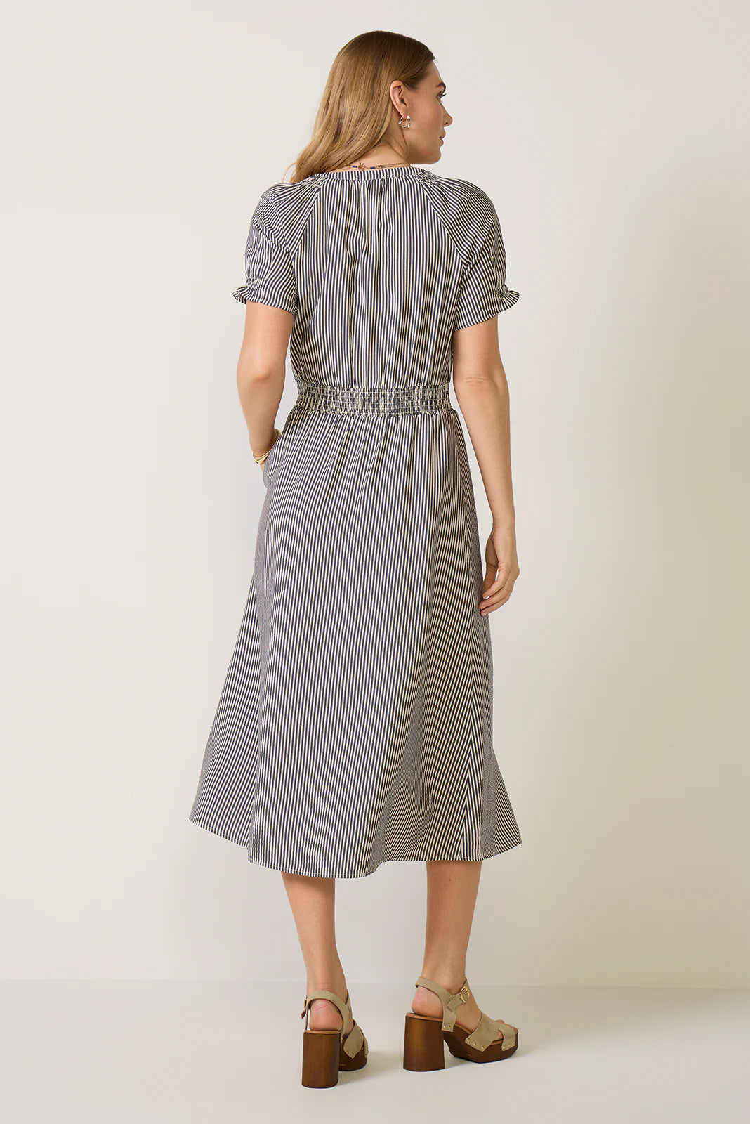 Mina Stripe Midi Dress