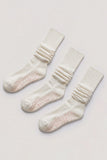 Pilates 3 Pack Socks Bundle in Coconut