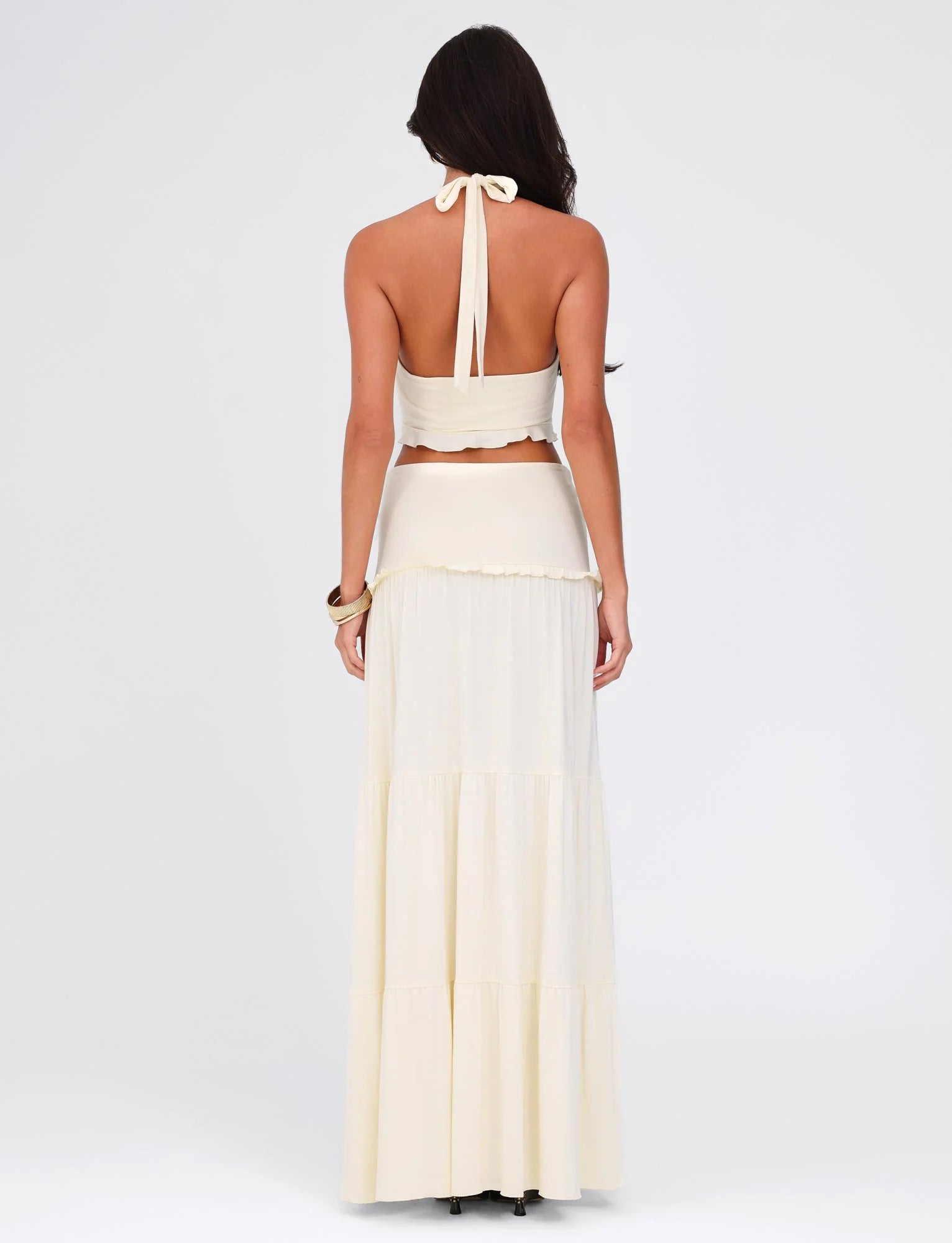 KATYA MAXI SKIRT WHITE CREAM