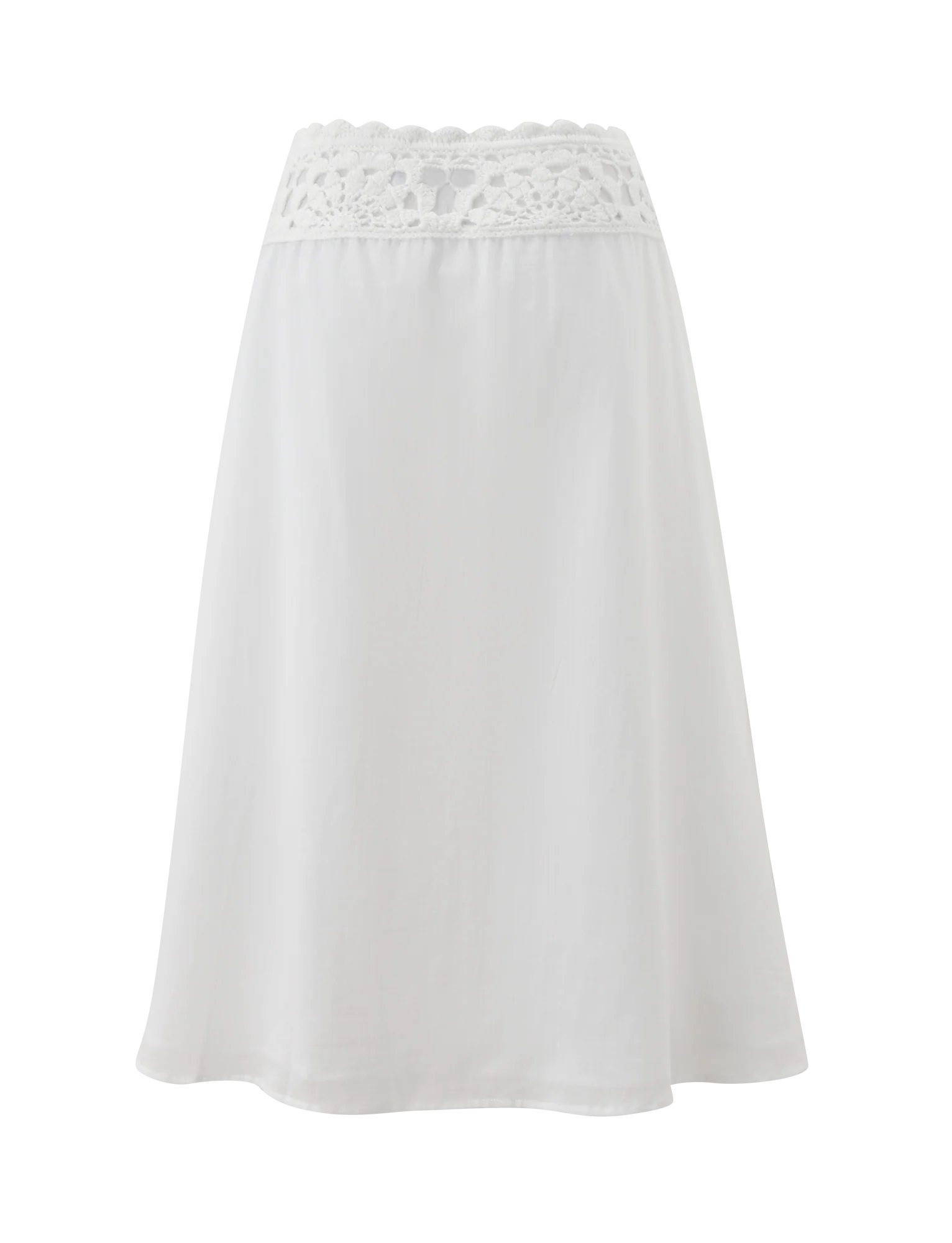 SASHA MIDI SKIRT IVORY