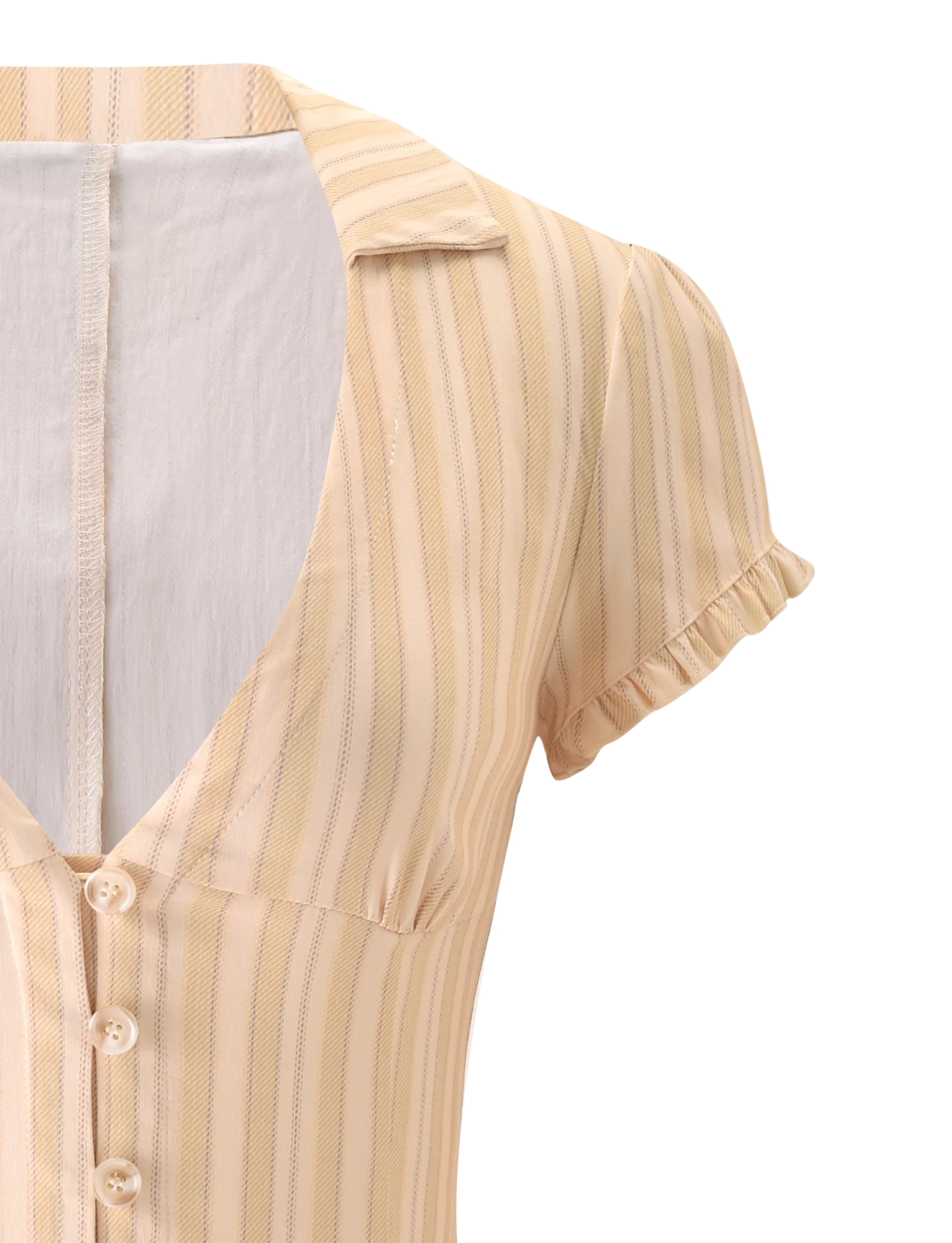 KITTIE SHIRT YELLOW STRIPE