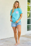 The Sea Is Calling Multi Mint Graphic Tee