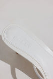 Heeled Sandal in White