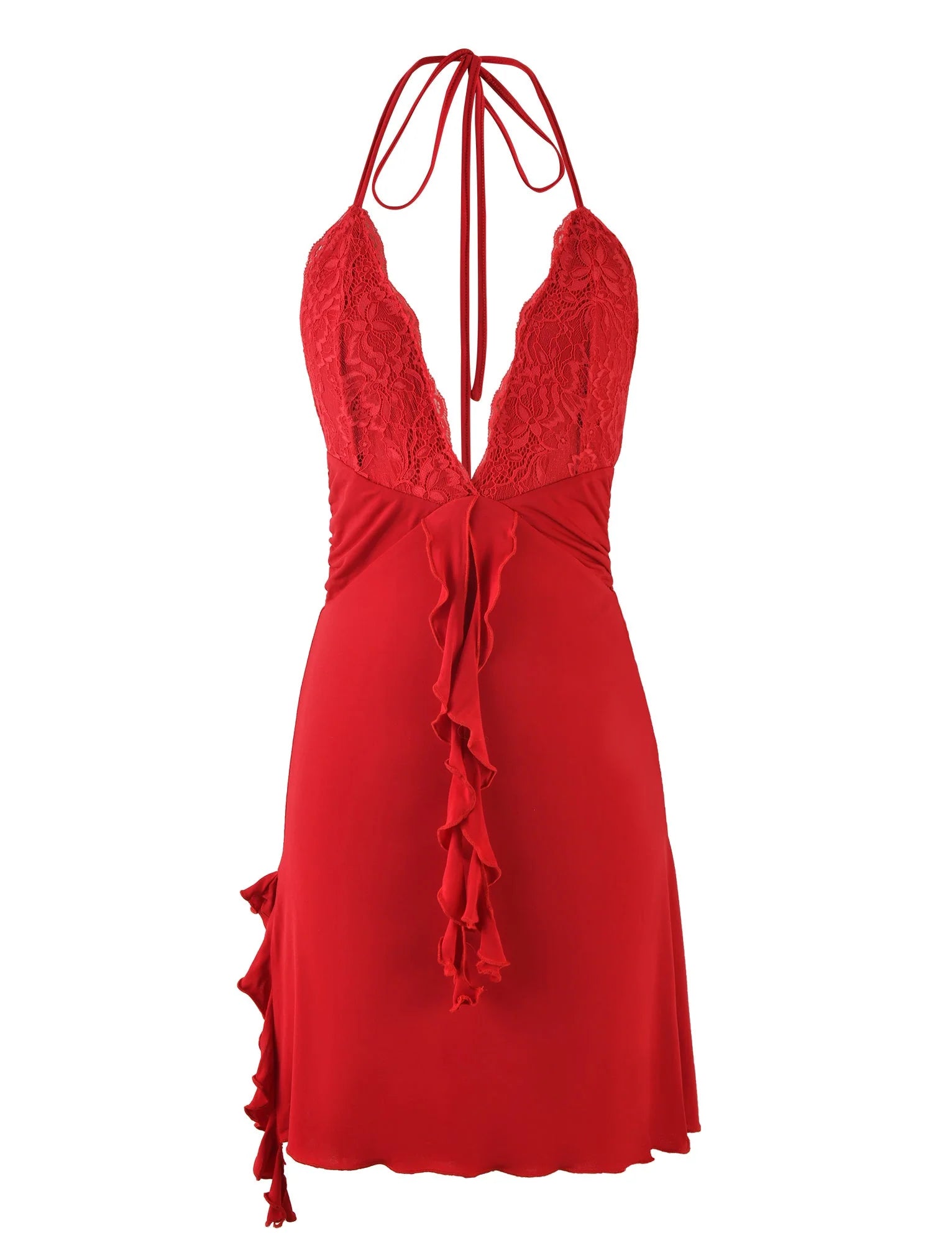 DEENA DRESS RED
