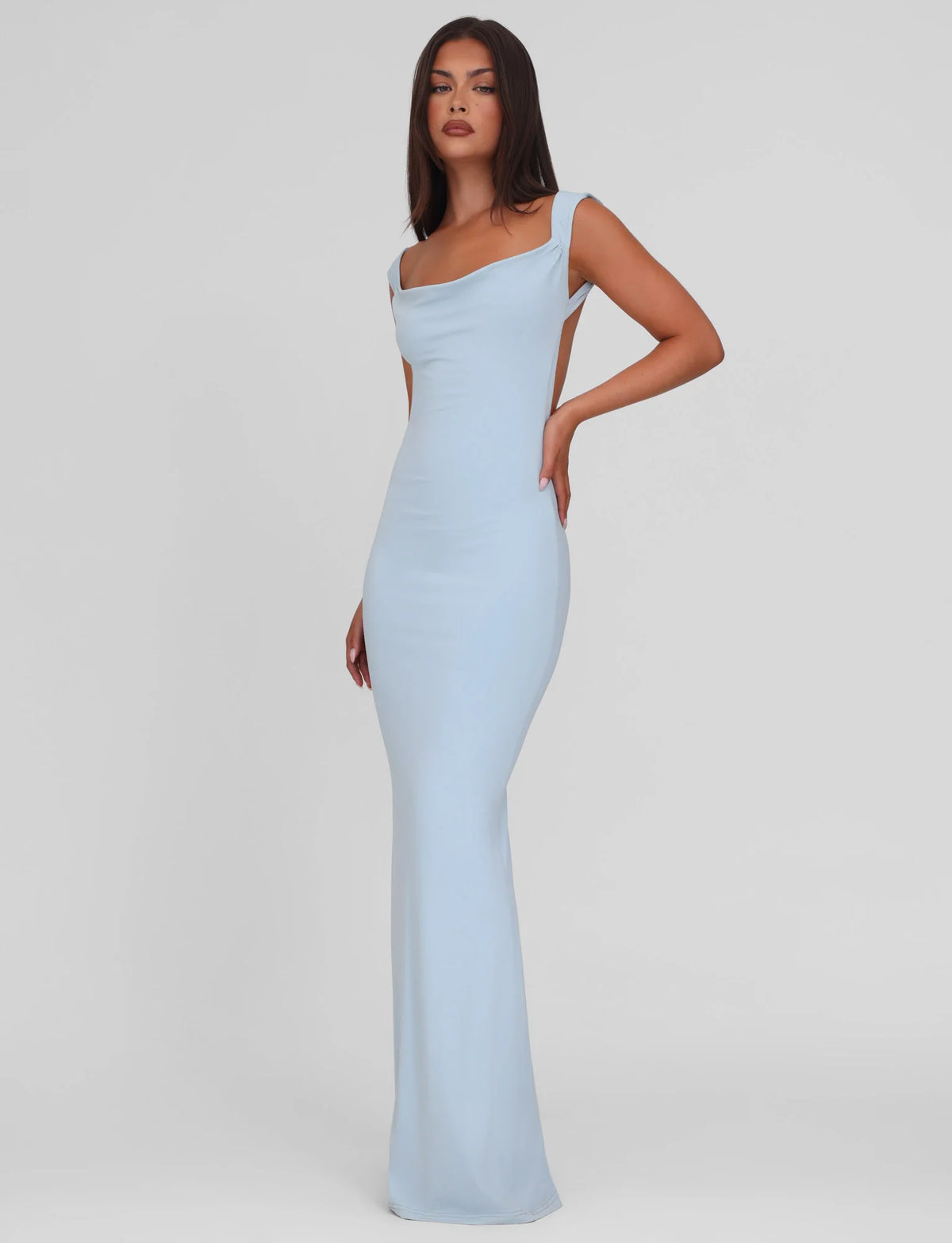 ZITA DRESS BLUE BABY BLUE