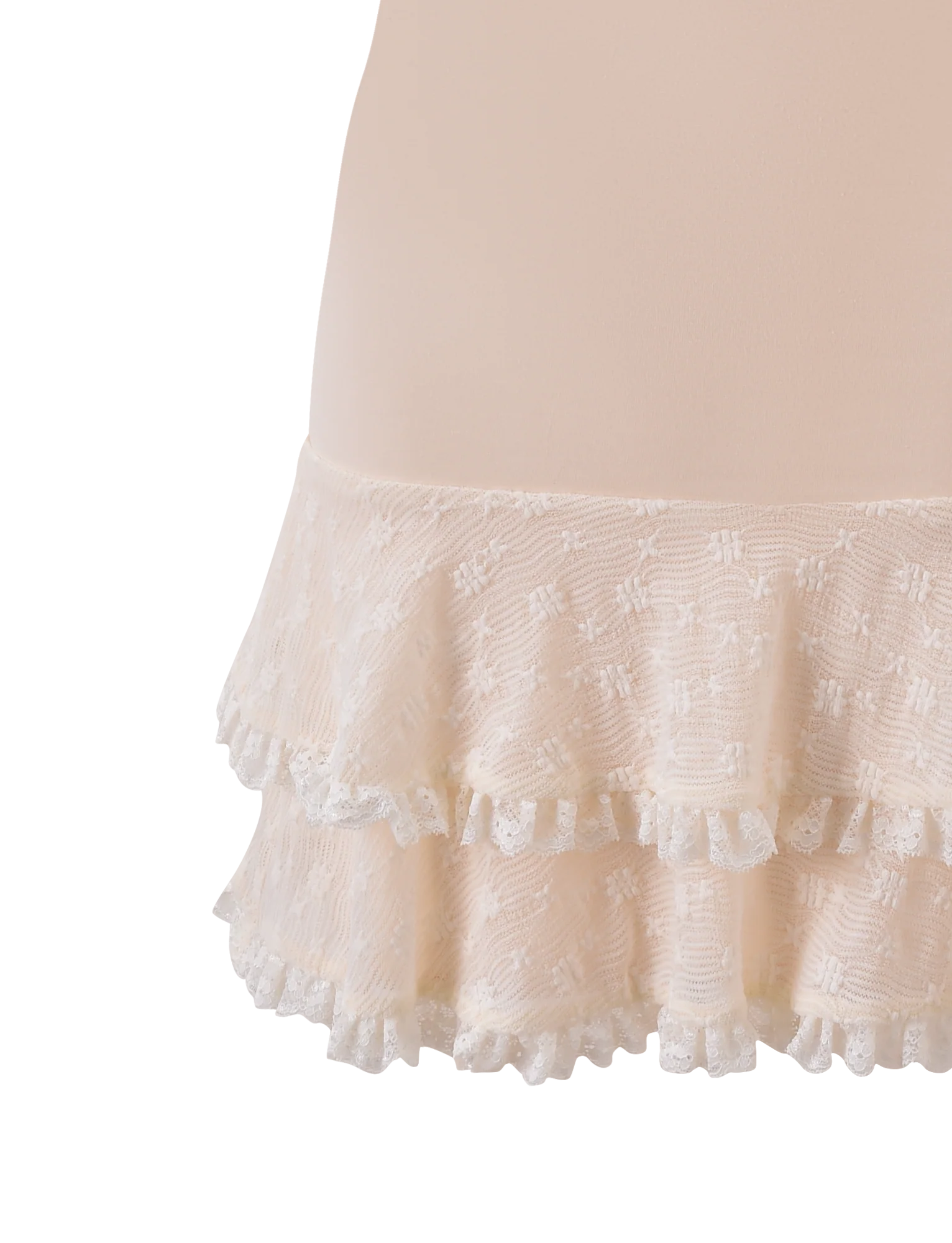 ANOUK RUFFLE MINI DRESS CREAM