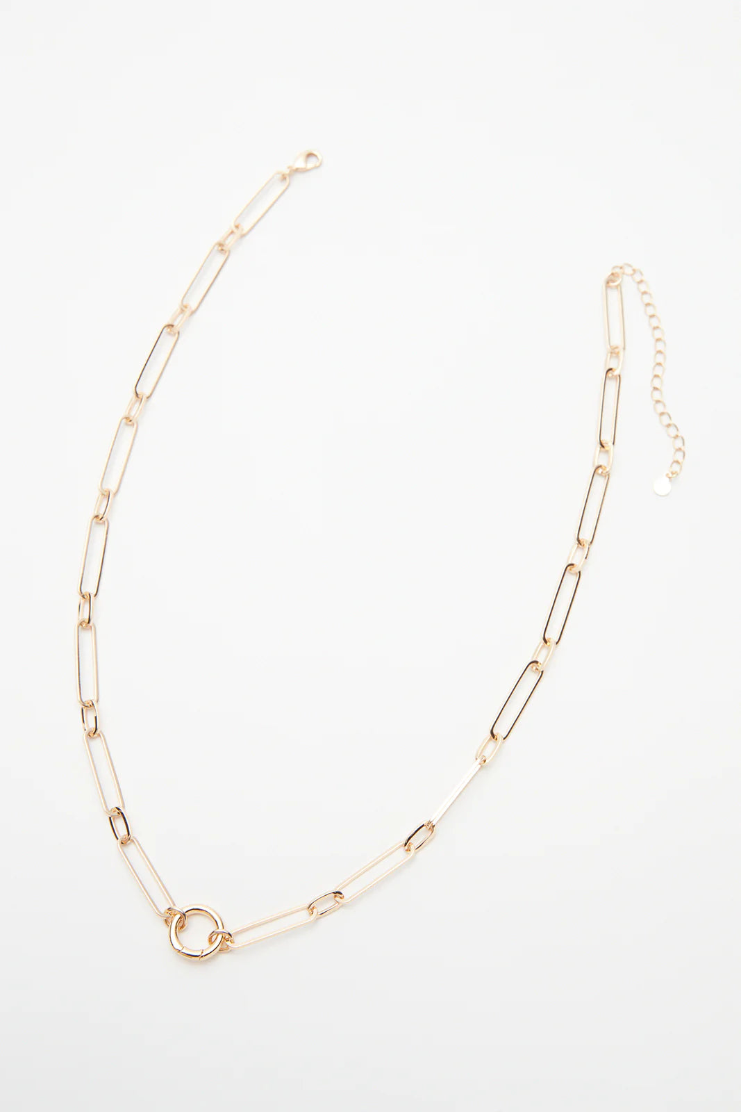 Paperclip Charm Necklace