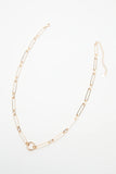 Paperclip Charm Necklace