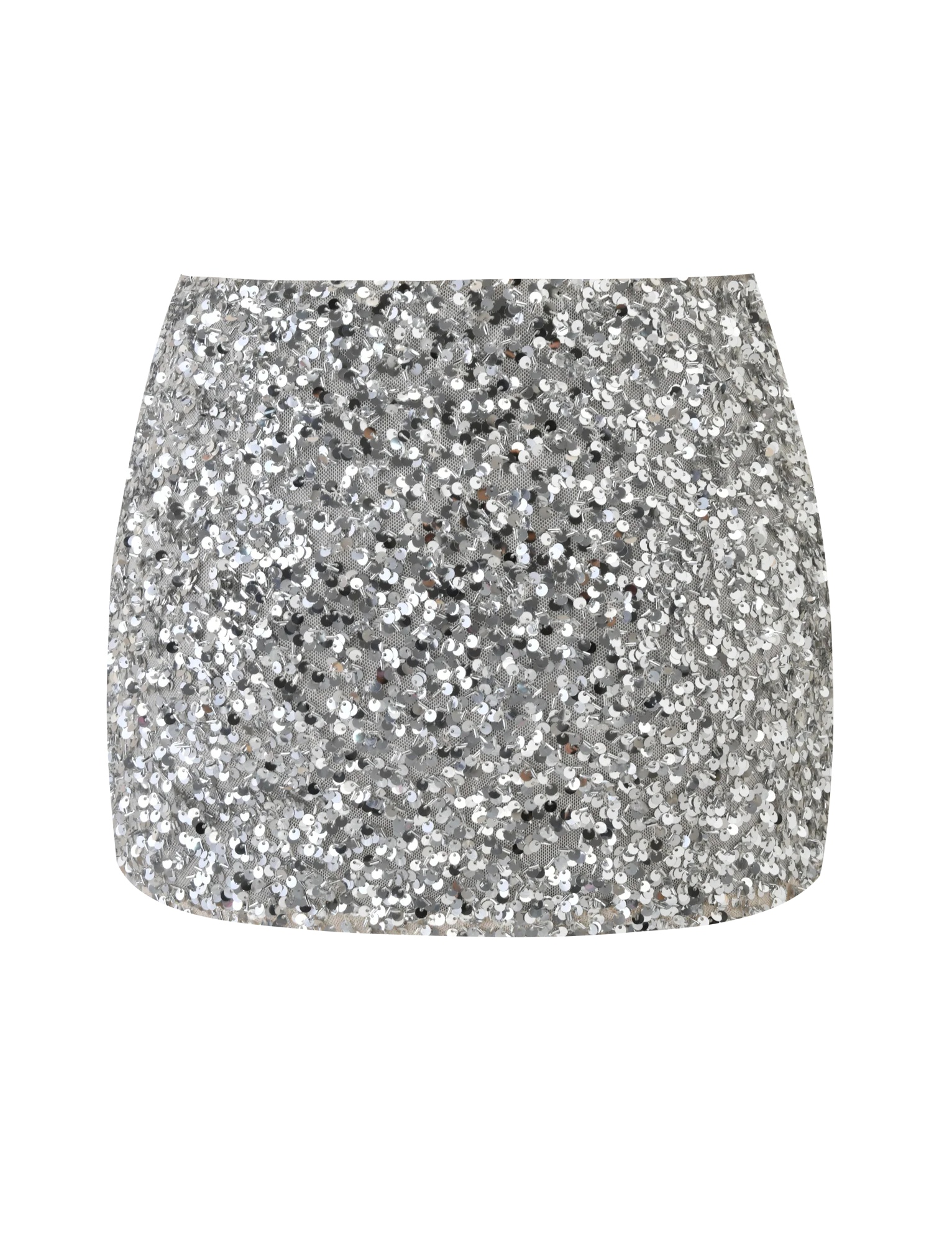 REILYNN MINI SKIRT SILVER