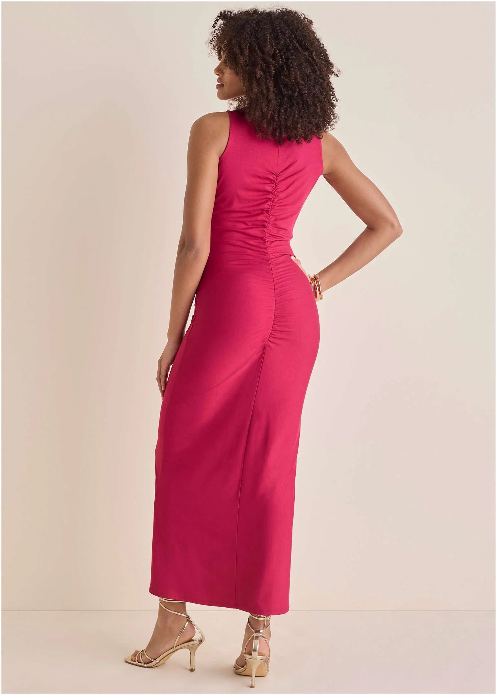 Key Hole Maxi Dress Granita