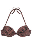 Push Up Top Abstract Leopard