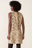 Forez Faux Leather Top