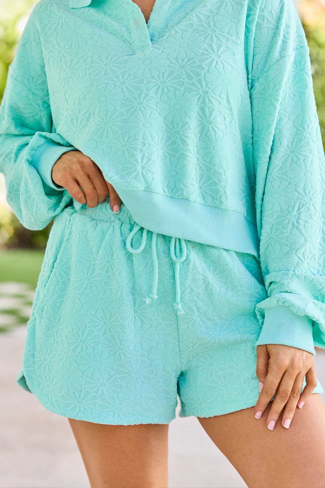 Hammock Haven Mint Textured Terry Knit Set SALE