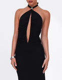 ZARA MAXI DRESS BLACK