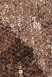 Embellished Straight Neck Maxi Dress in Black Gold Foil