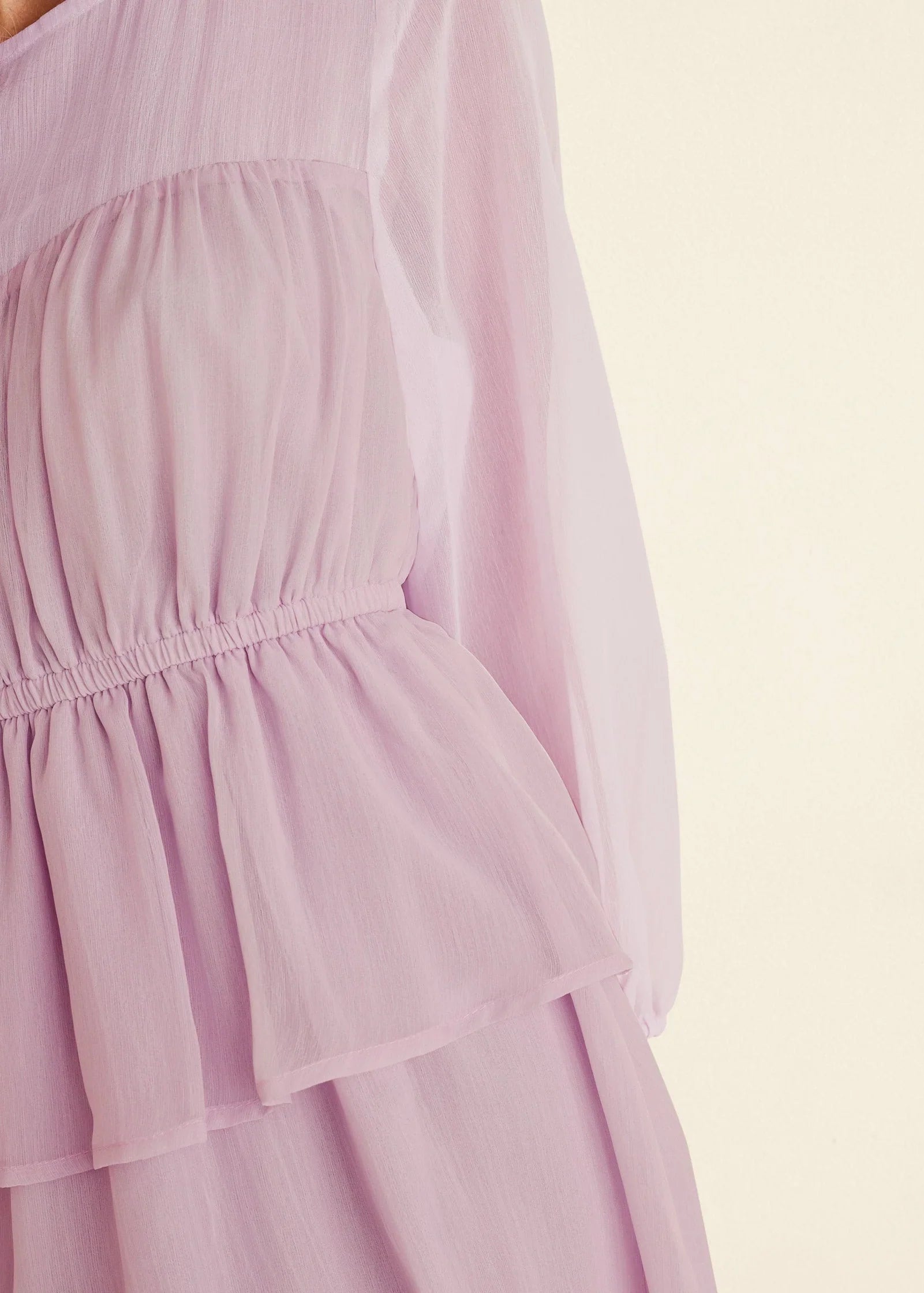 Sheer Beauty Mini Dress Lilac