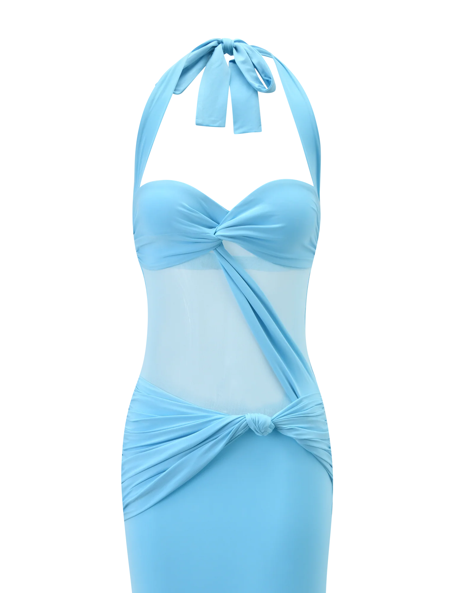 DAPHNIA DRESS AQUA
