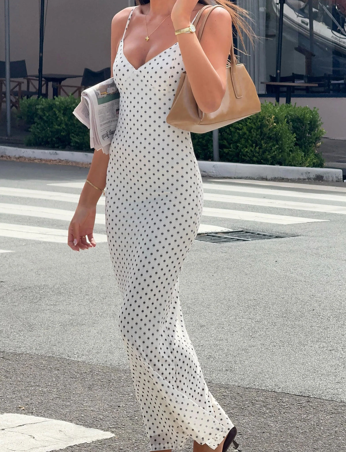JULIANNA MAXI DRESS POLKA DOT