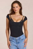 Modal Bodysuit in Black