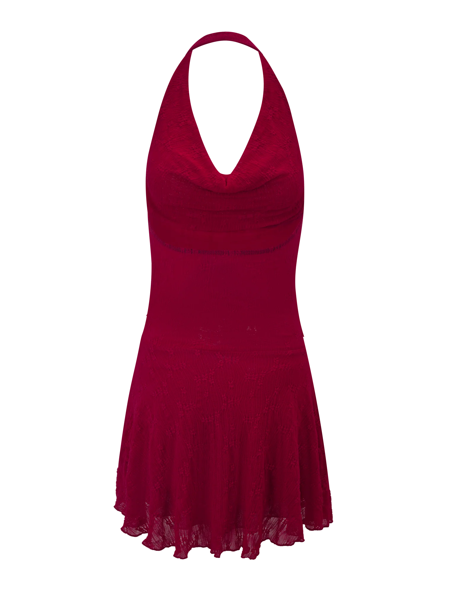 FIORELLA DRESS RED LACE
