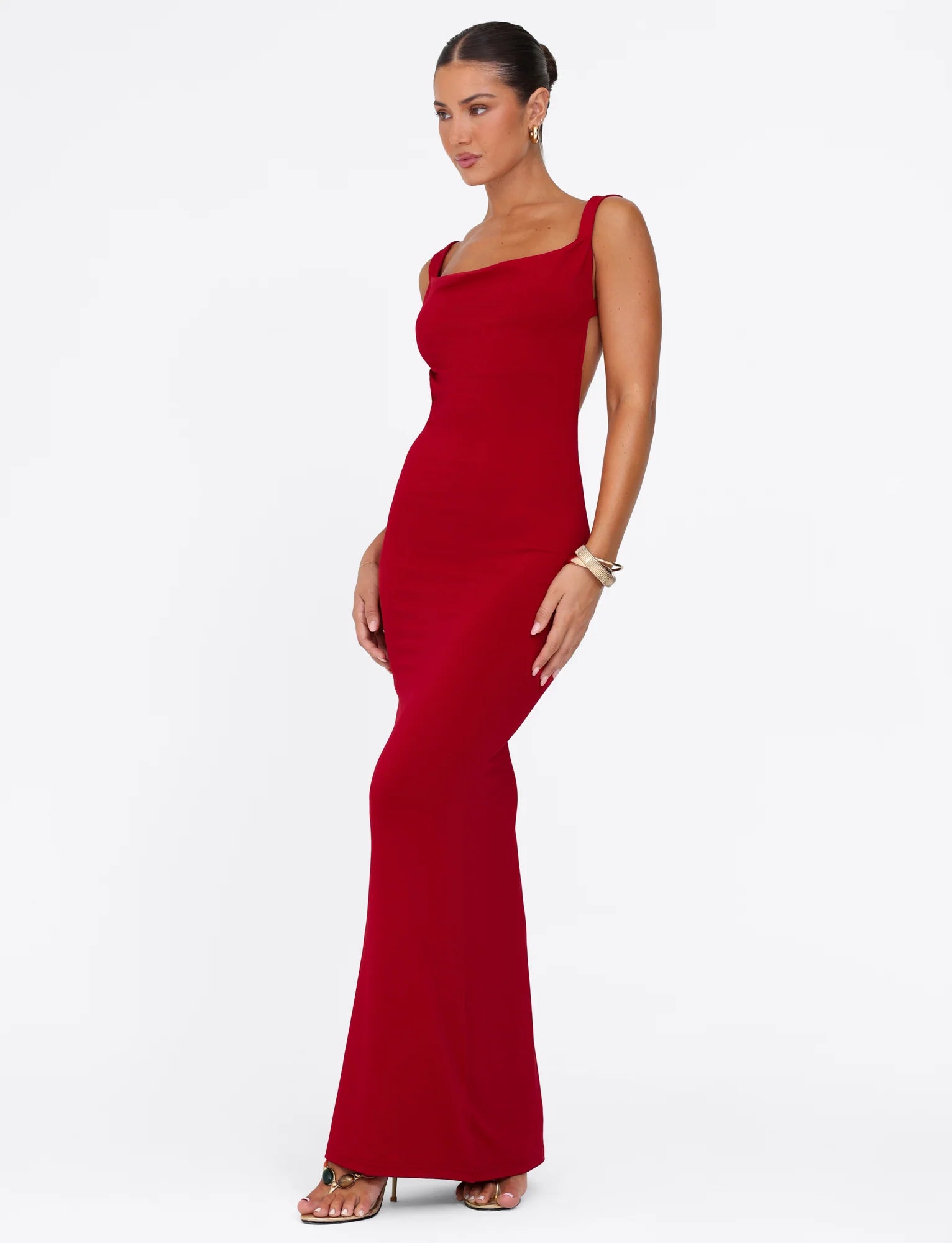 MORANA MAXI DRESS RED
